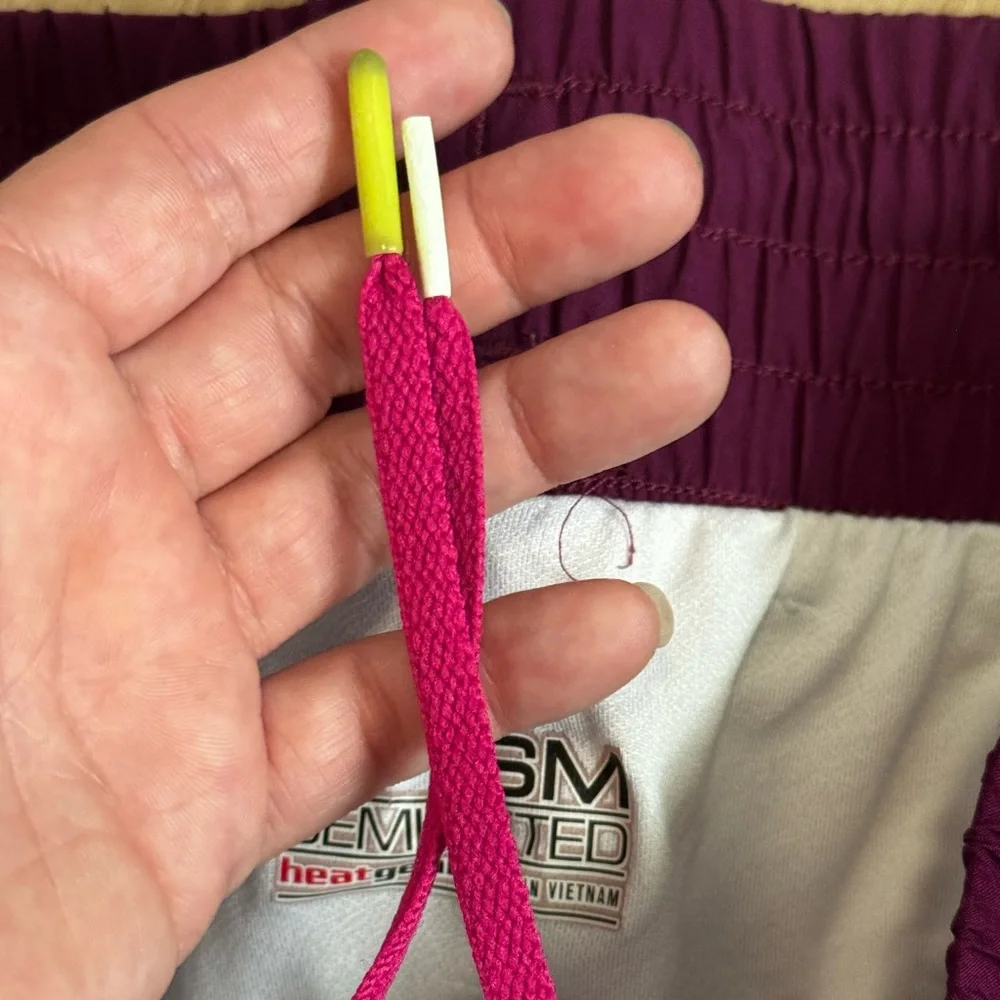 💙Under Armour Women's Athletic semi fitted Shorts - Purple and Multicolor - Picture 7 of 8